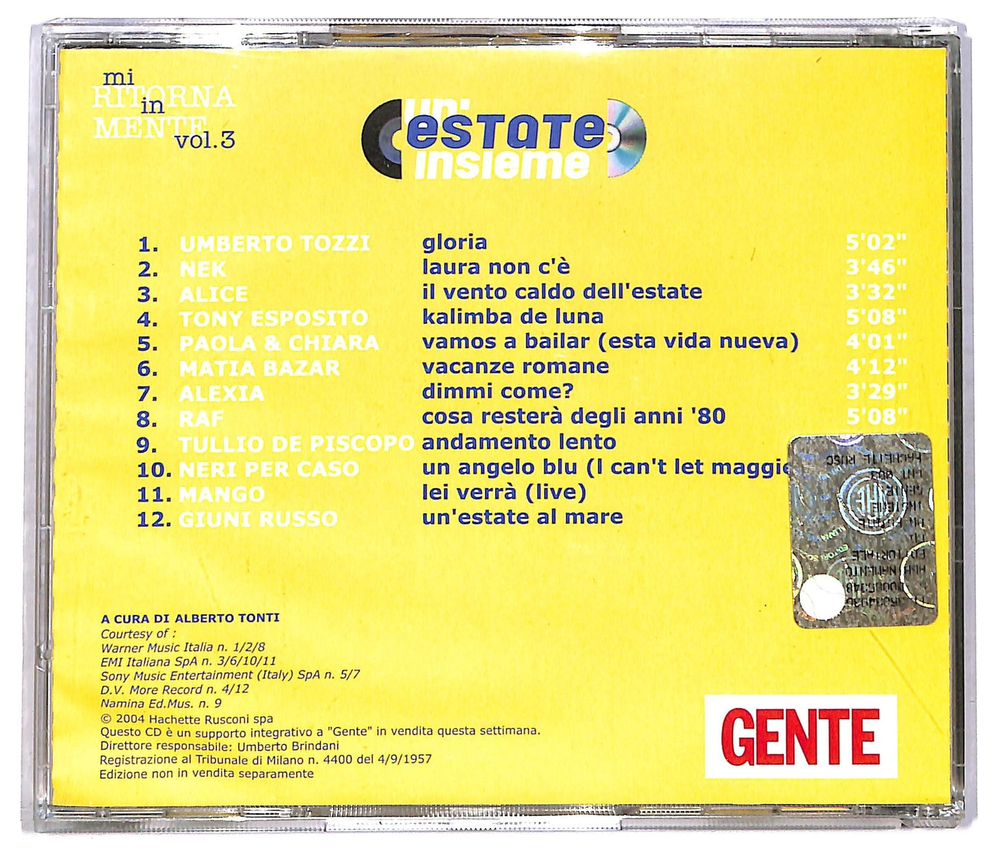 EBOND Various - un'estate insieme vol.3 CD CD083549
