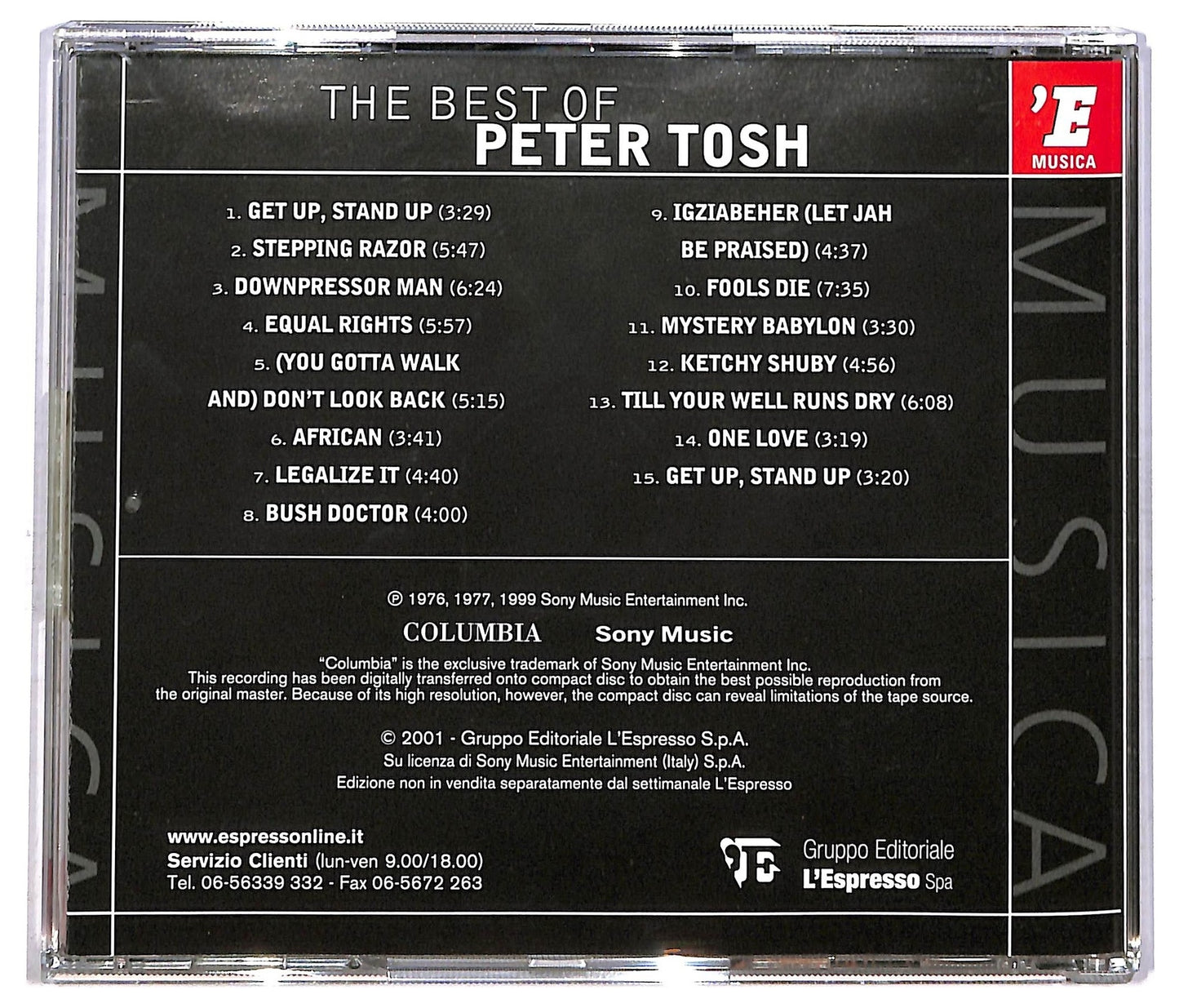 EBOND Peter Tosh - The Best Of Peter Tosh CD CD083556