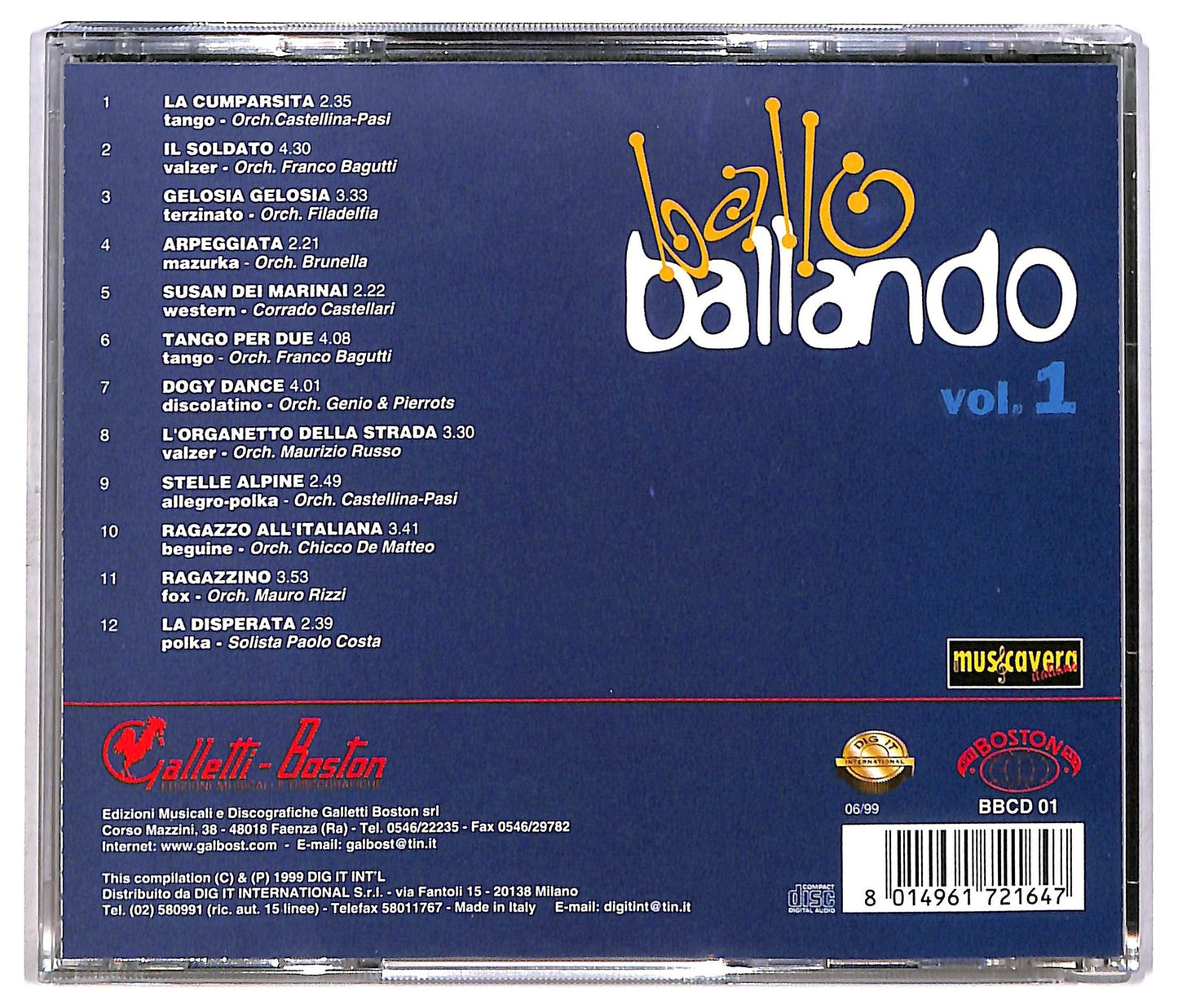 EBOND Various - Ballo Ballando vol.1 CD CD083646