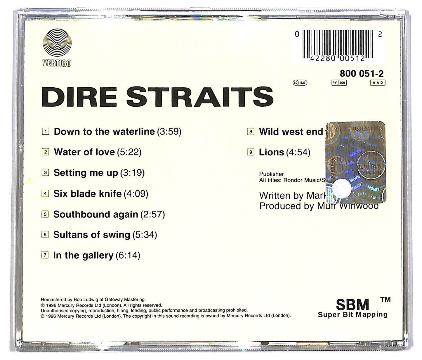 EBOND Dire Straits - Dire Straits CD CD083842