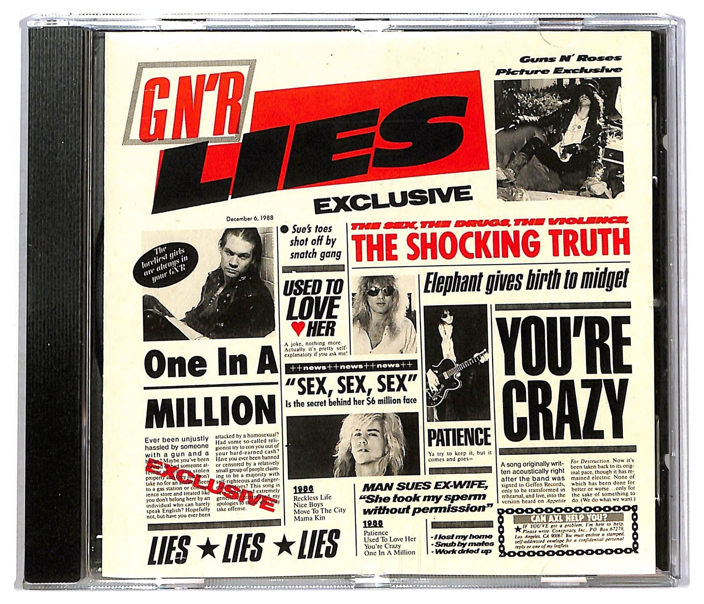 EBOND Guns N' Roses - G N' R Lies CD CD083857