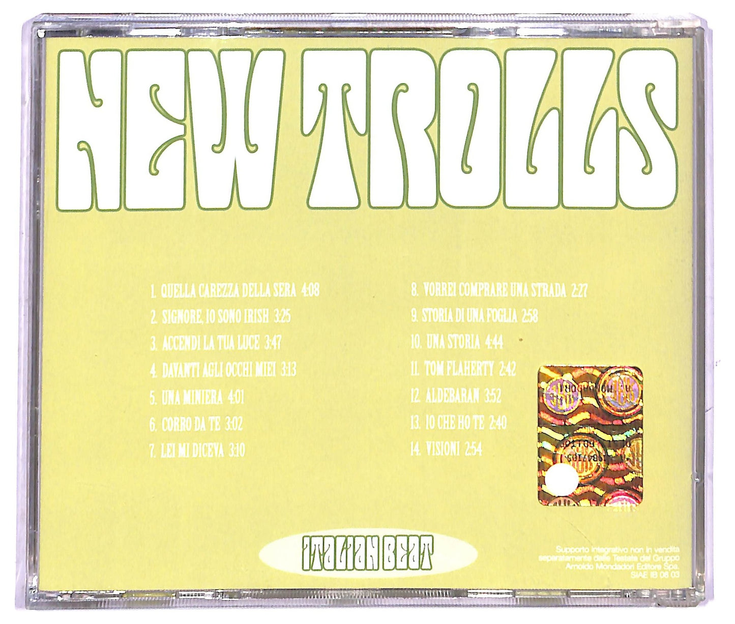 EBOND New Trolls - Italian Beat CD CD083925