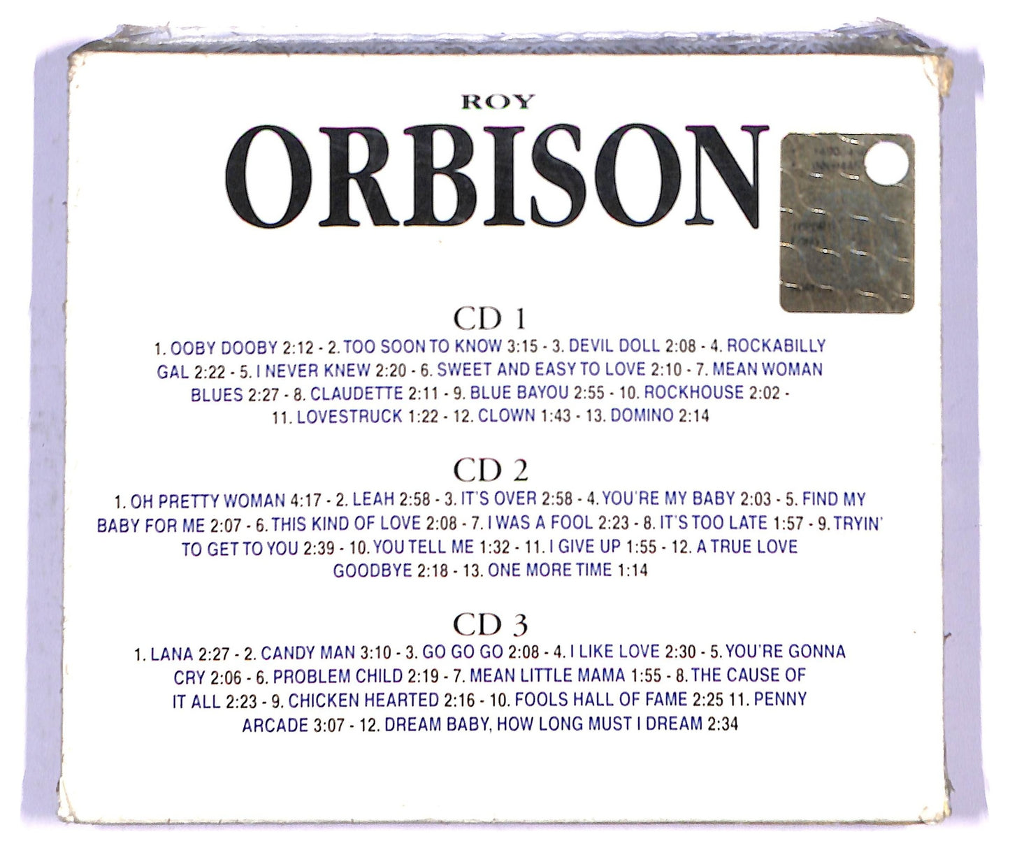 EBOND Roy Orbison - Roy Orbison CD CD083949