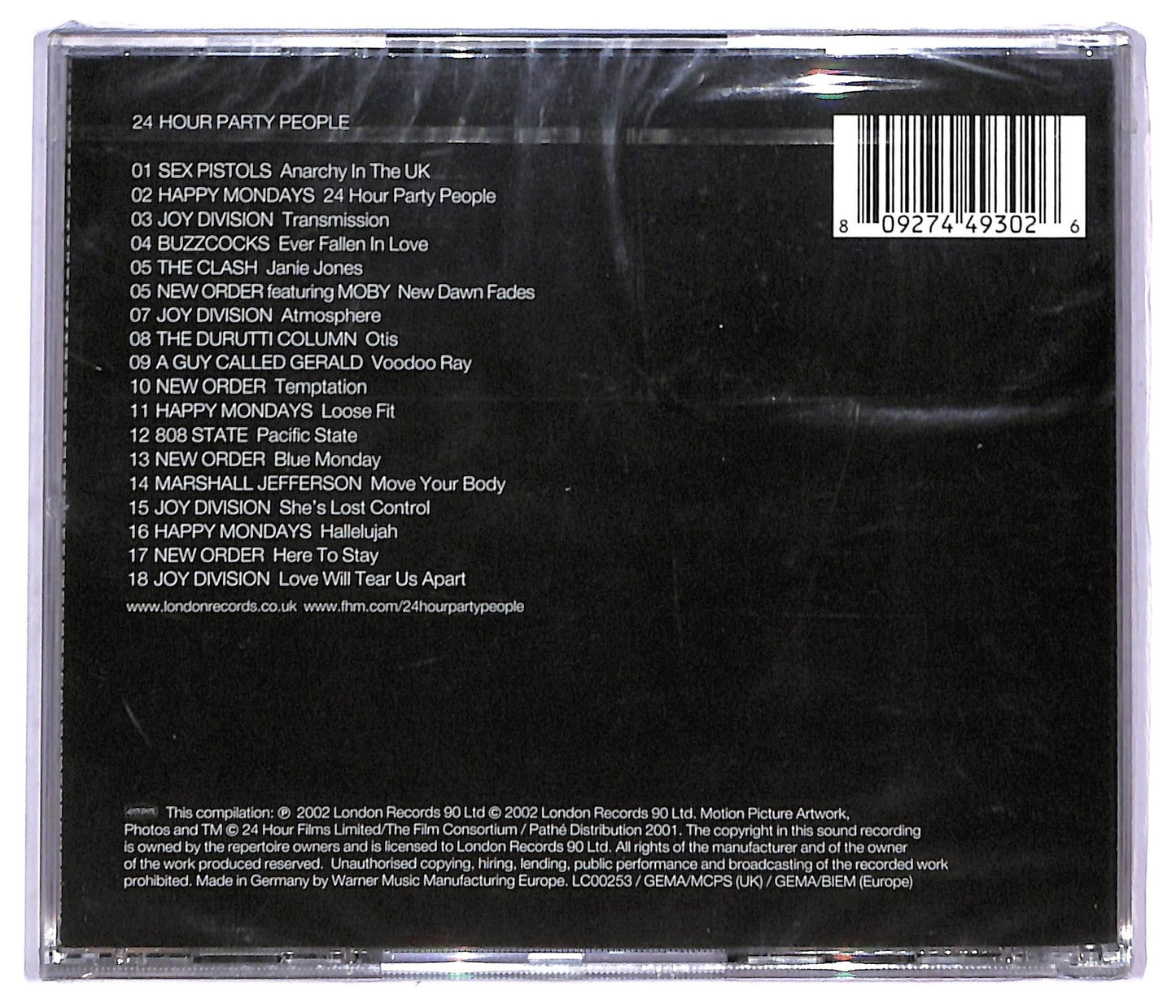 EBOND Various - 24 Hour Party People CD CD084014