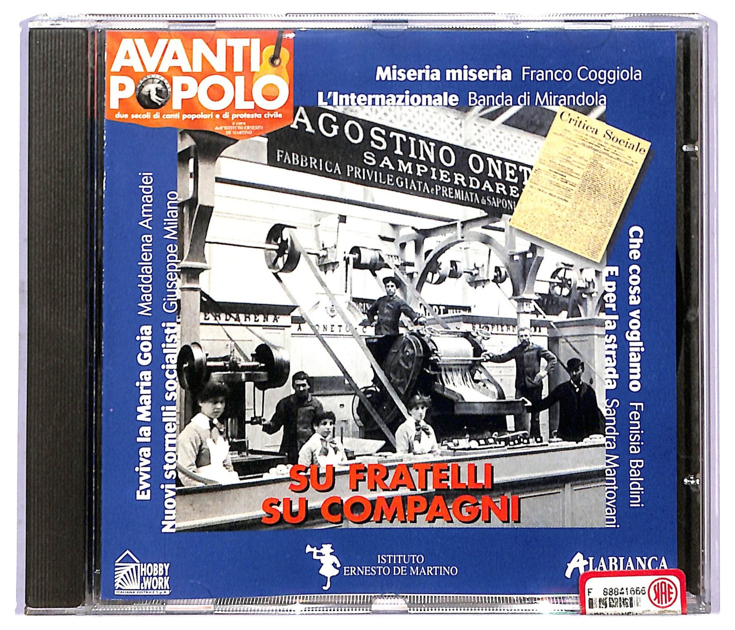 EBOND Various - Avanti Popolo - Su Fratelli su compagni CD CD084050