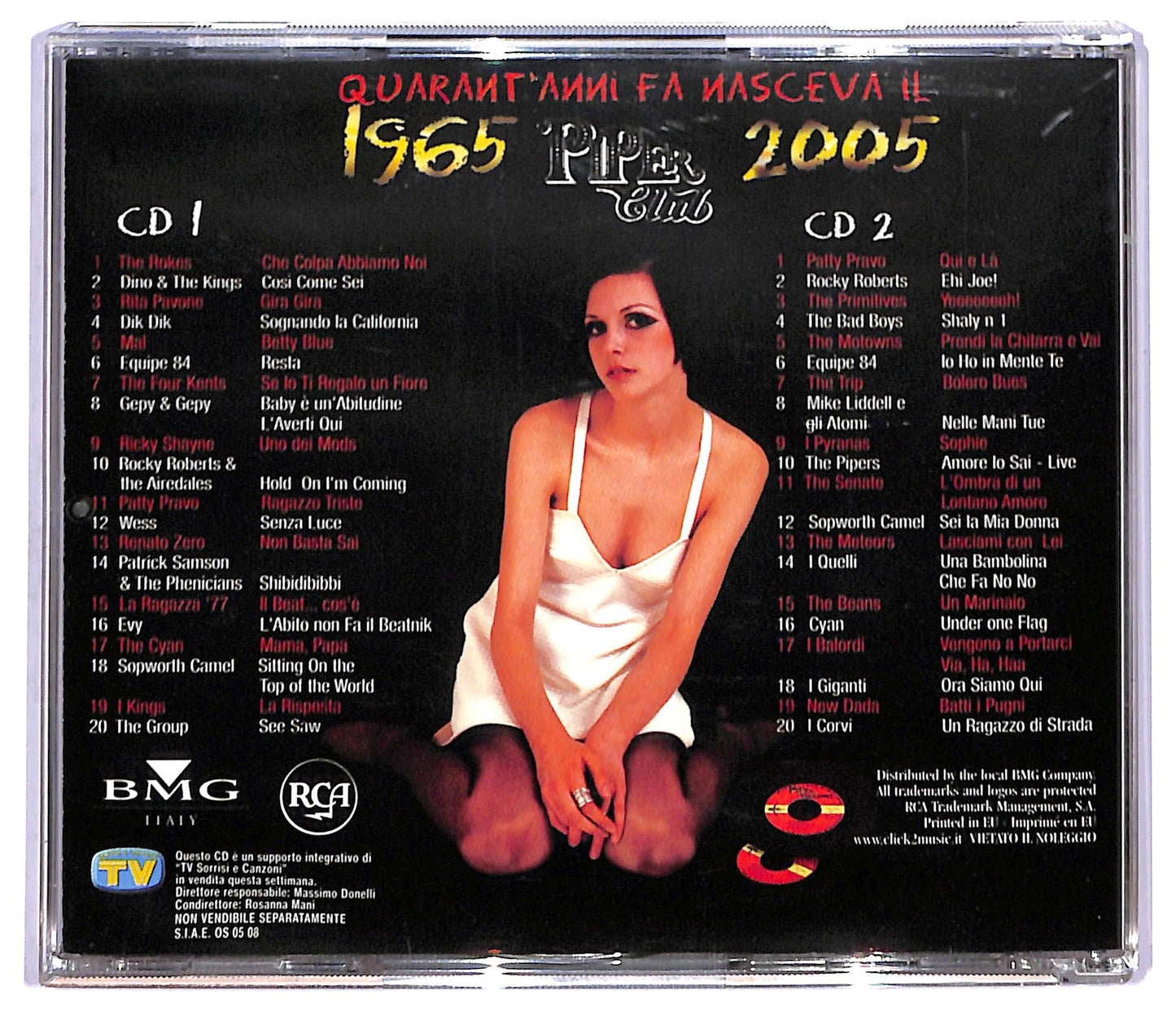 EBOND Various - 1965-2005 Quarant'Anni Fa Nasceva Il Piper Club CD CD084051
