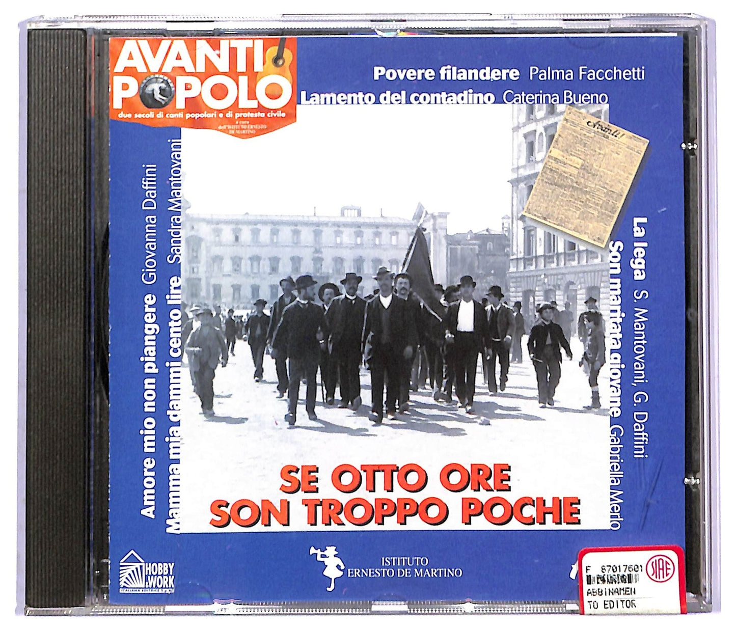 EBOND Various - Avanti Popolo - Se Otto Ore Sono Troppo Poche CD CD084106