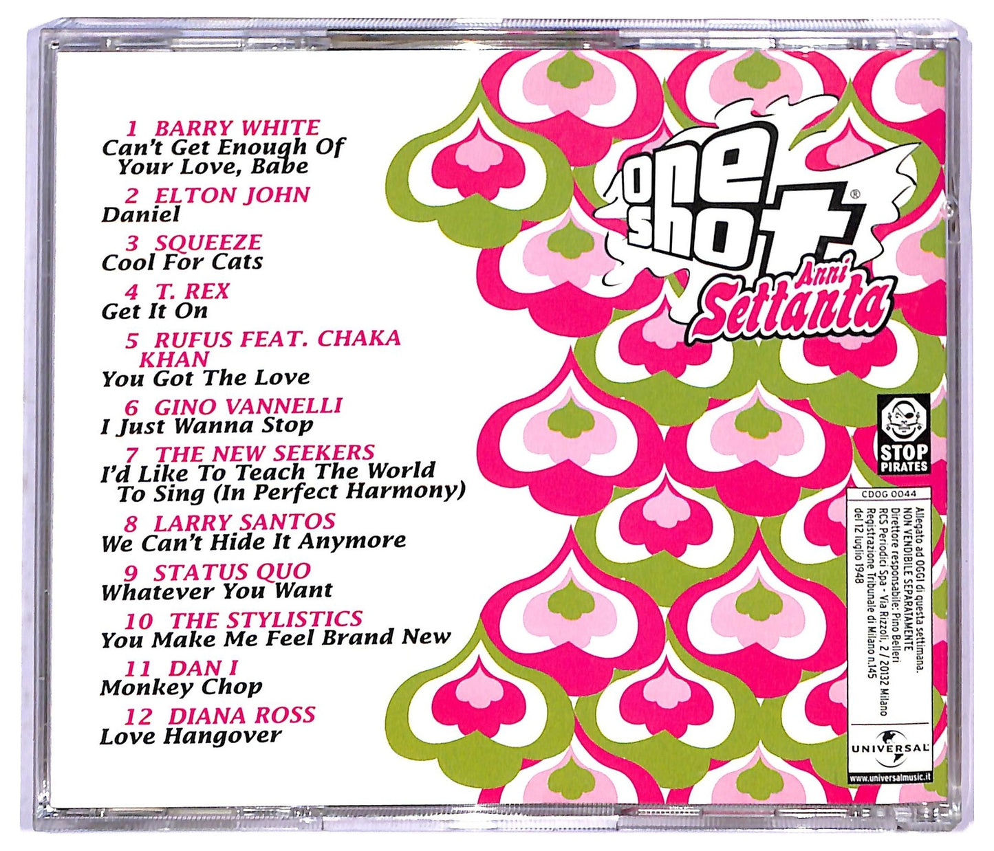 EBOND Various - One Shot - Anni Settanta Vol. 1 CD CD084216