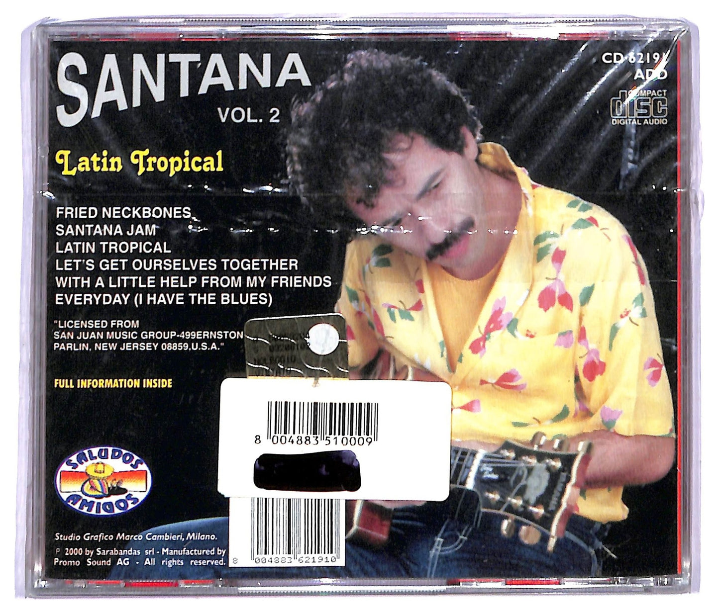 EBOND Carlos Santana - Santana Vol. 2 - Latin Tropical CD CD084416