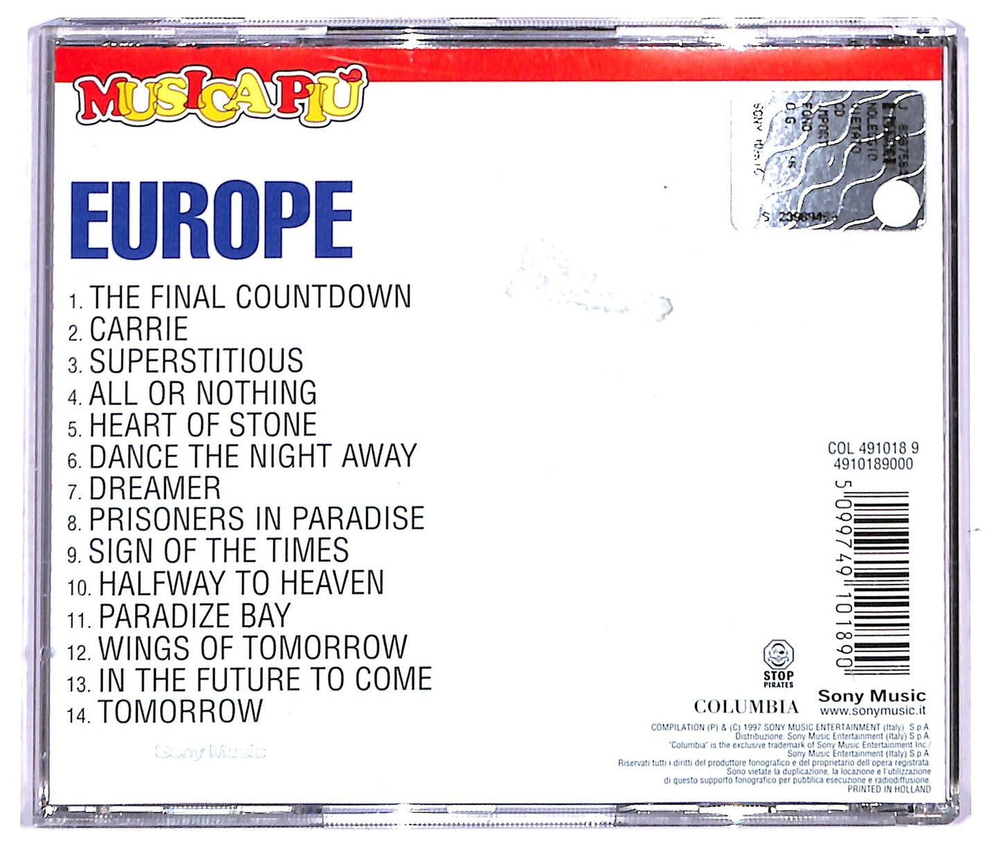EBOND Europe– Europe CD CD084632