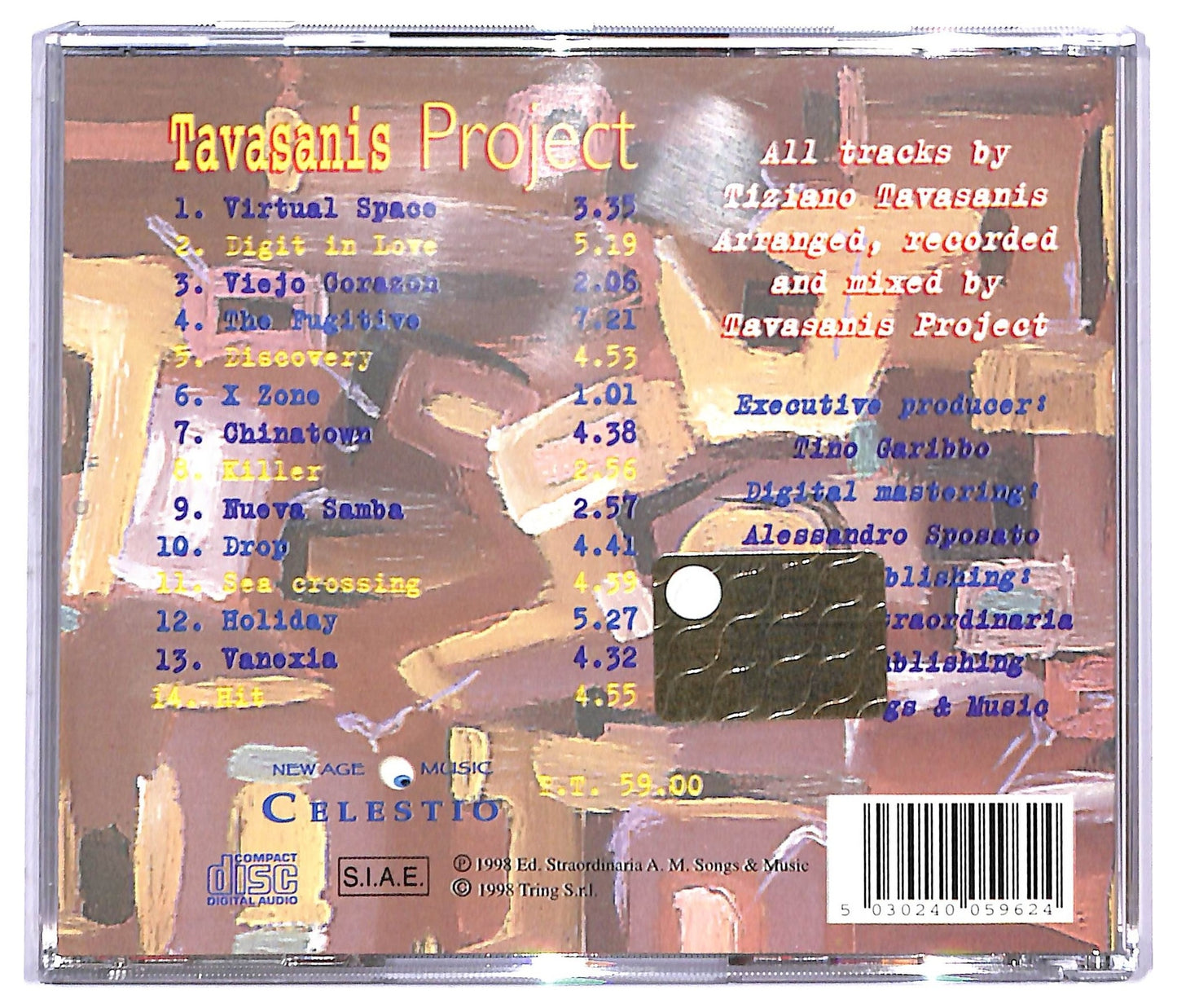 EBOND Tiziano Tavasanis - Project CD CD084805