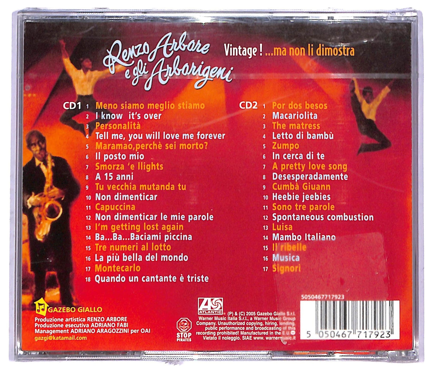 EBOND Renzo Arbore E Gli Arborigeni - Vintage! ...ma Non Li DimostraCD00704 CD084847