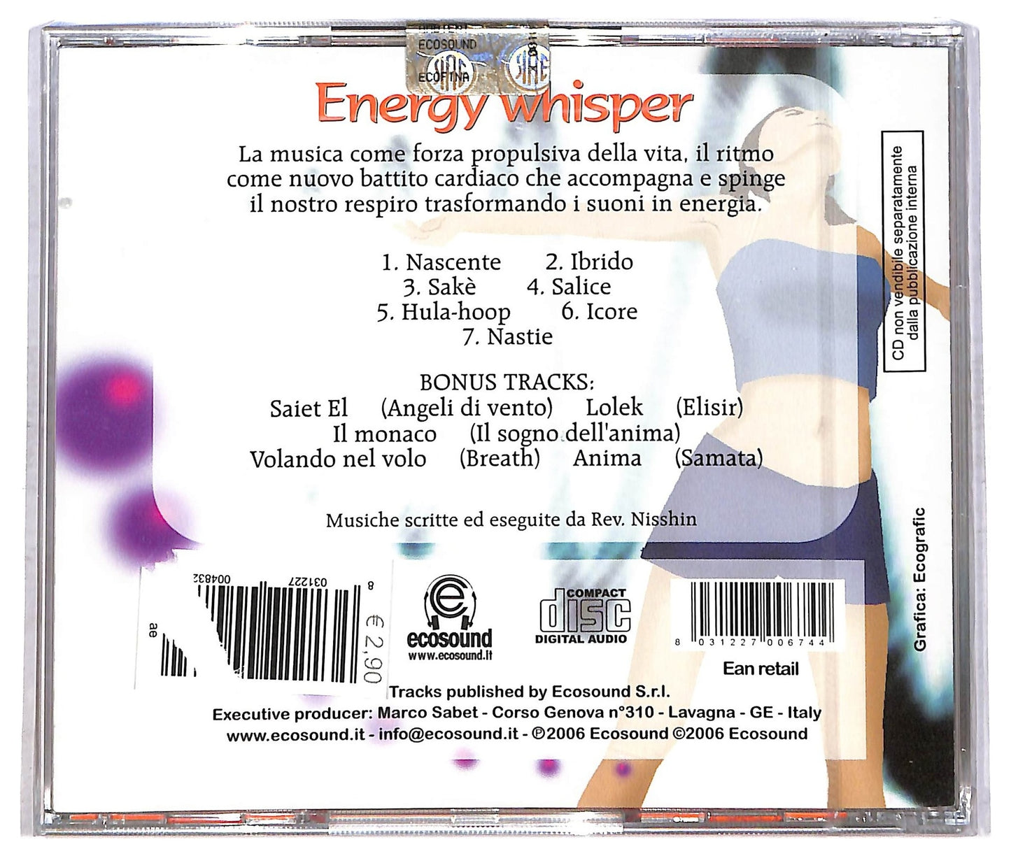 EBOND Various - Energy whisper - 73 minuti di musica CD CD084911