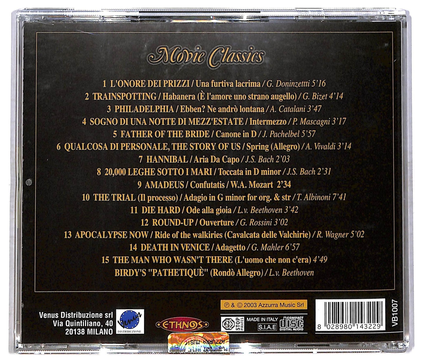 EBOND Various - Movie Classics CD CD084918