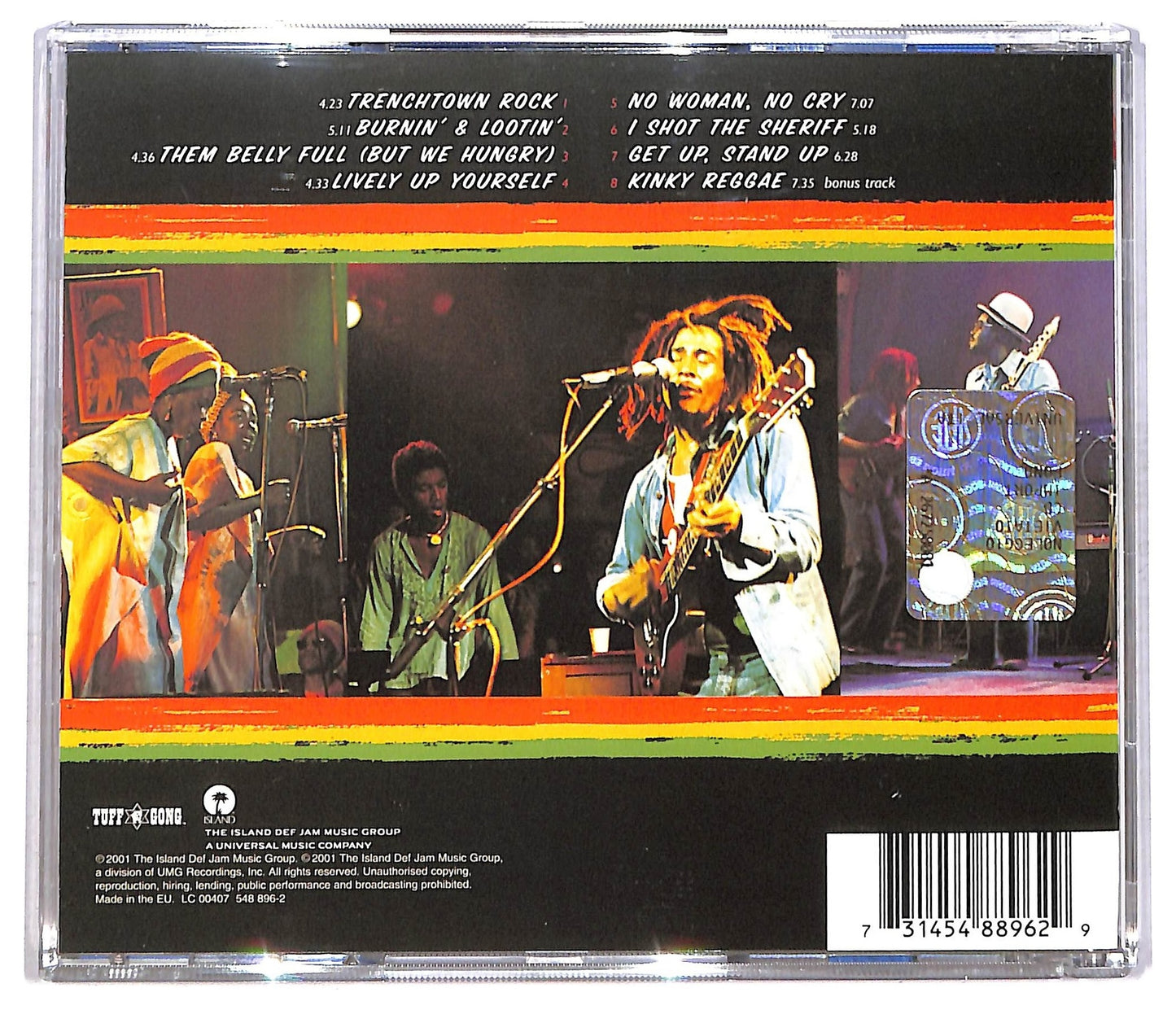 EBOND Bob Marley & The Wailers - Live! CD CD084936