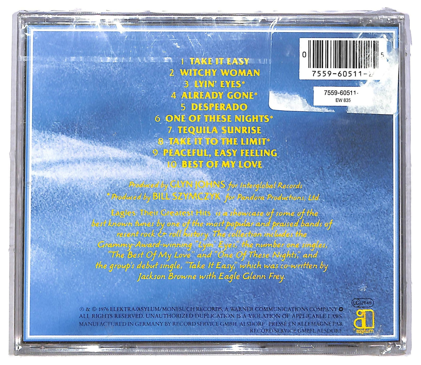 EBOND Eagles - Their Greatest Hits 1971-1975 CD CD084952