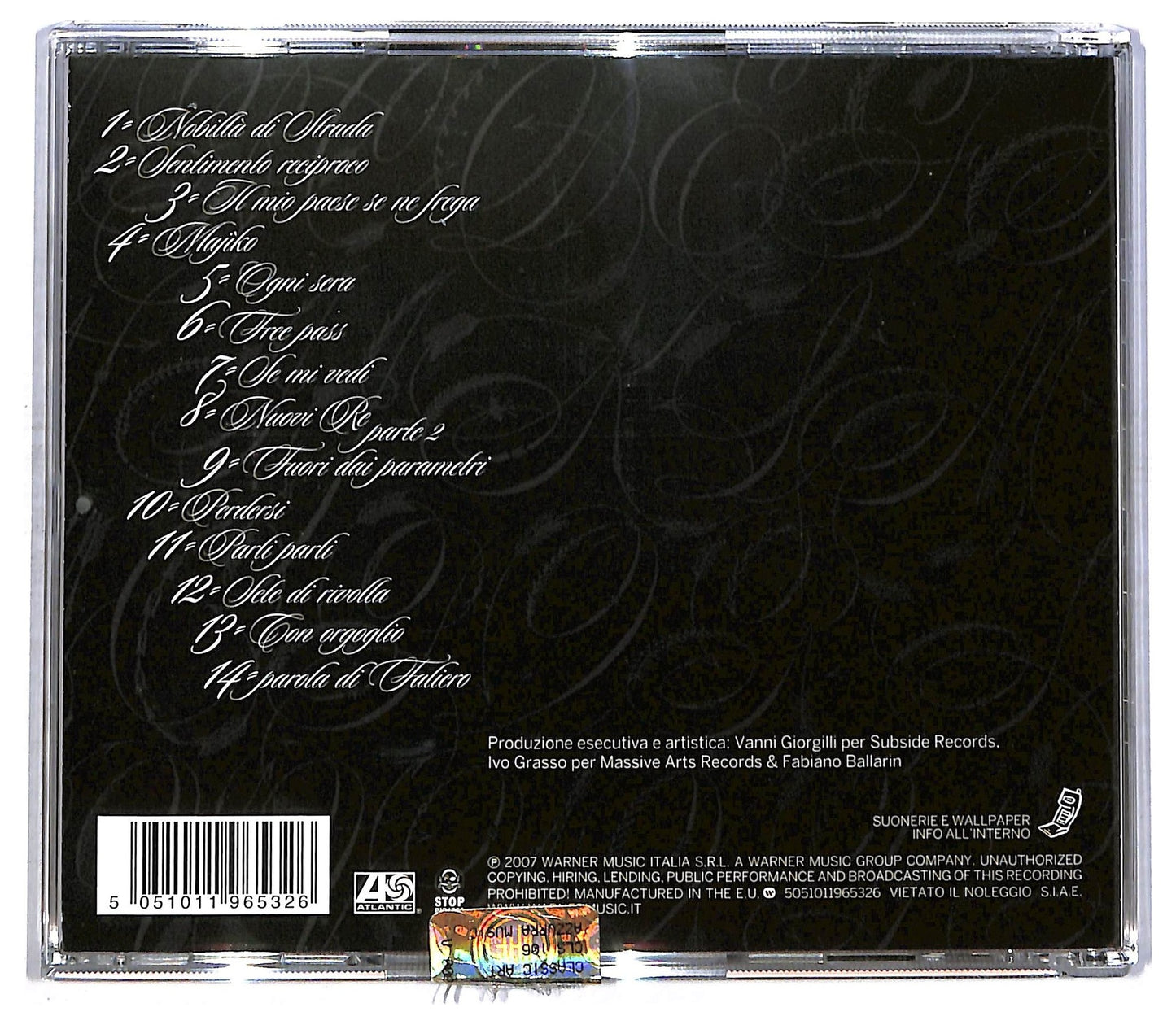 EBOND Inoki - Nobilta Di Strada CD CD085141