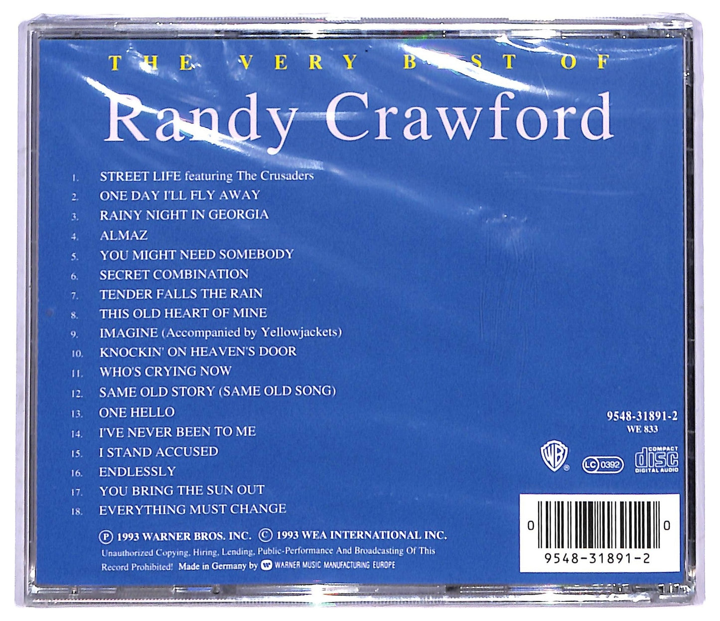 EBOND Randy Crawford -The Very Best Of Randy Crawford CD CD085201