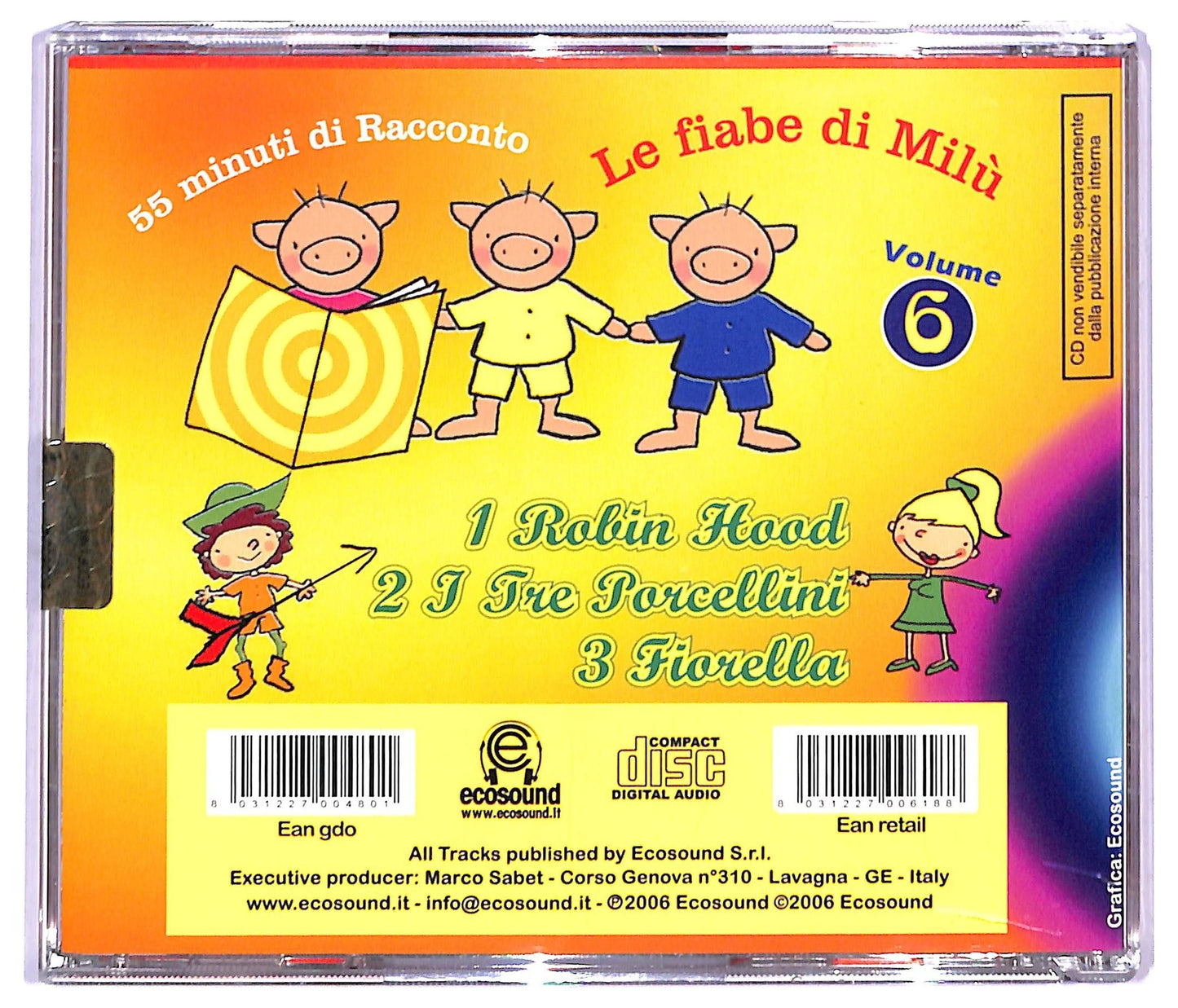 EBOND Various - Le Fiabe di Milu vol.6 CD CD085445