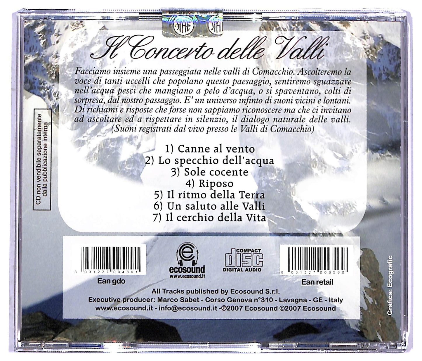 EBOND Various - Il Concerto delle Valli CD CD085538