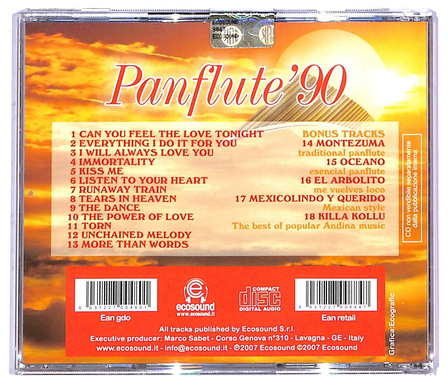 EBOND Various - Panflute '90 CD CD085553