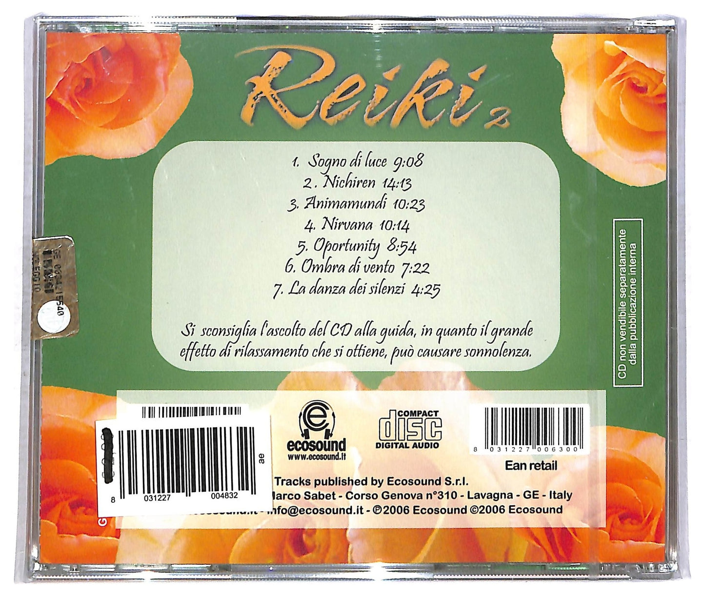 EBOND Massimo Claus - Reiki 2 CD CD086003