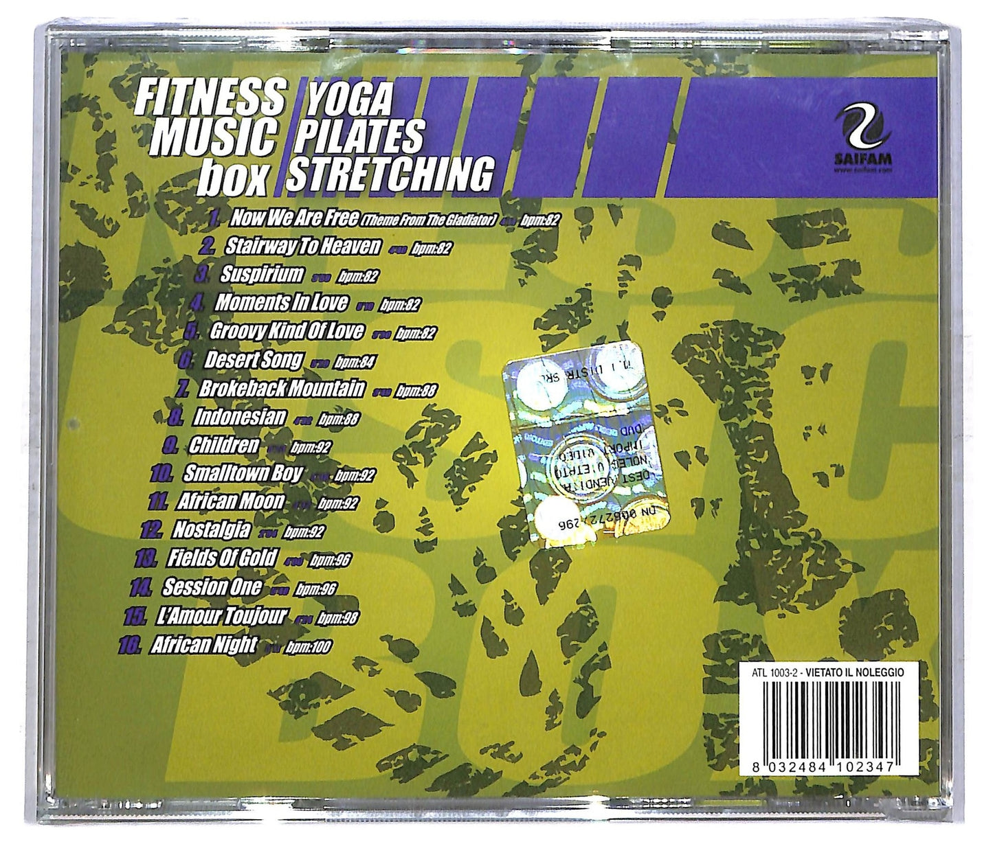 EBOND Various - Fitness Music box - Yoga Pilates Stretching CD CD086113