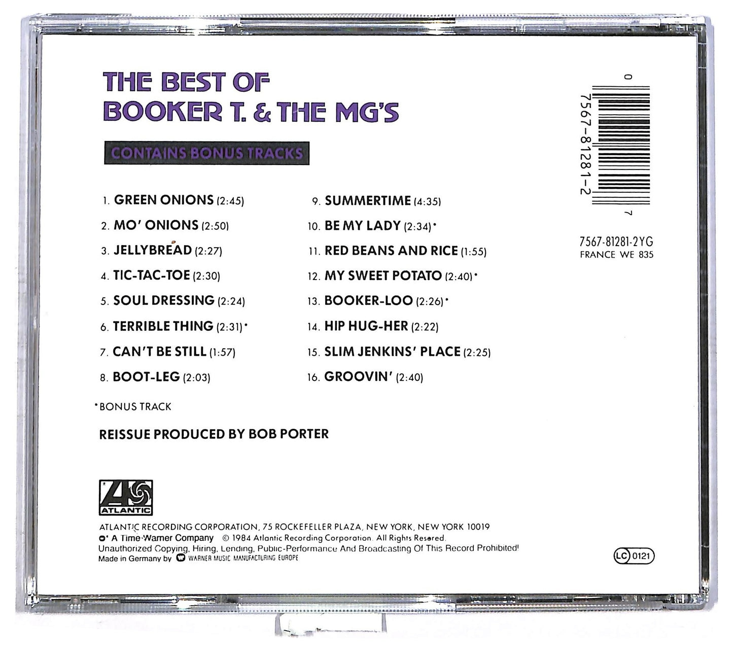 EBOND The Best Of Booker T. & The MG's CD CD086149