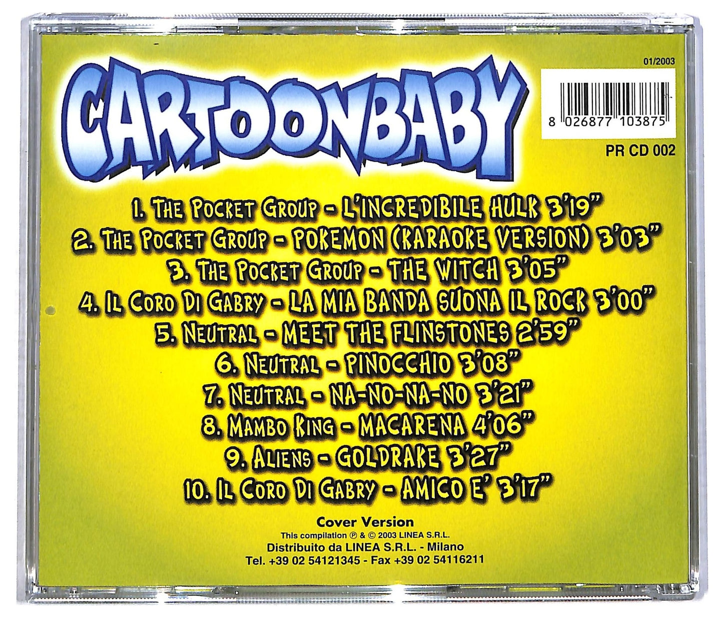 EBOND Various - Cartoonbaby CD CD086219