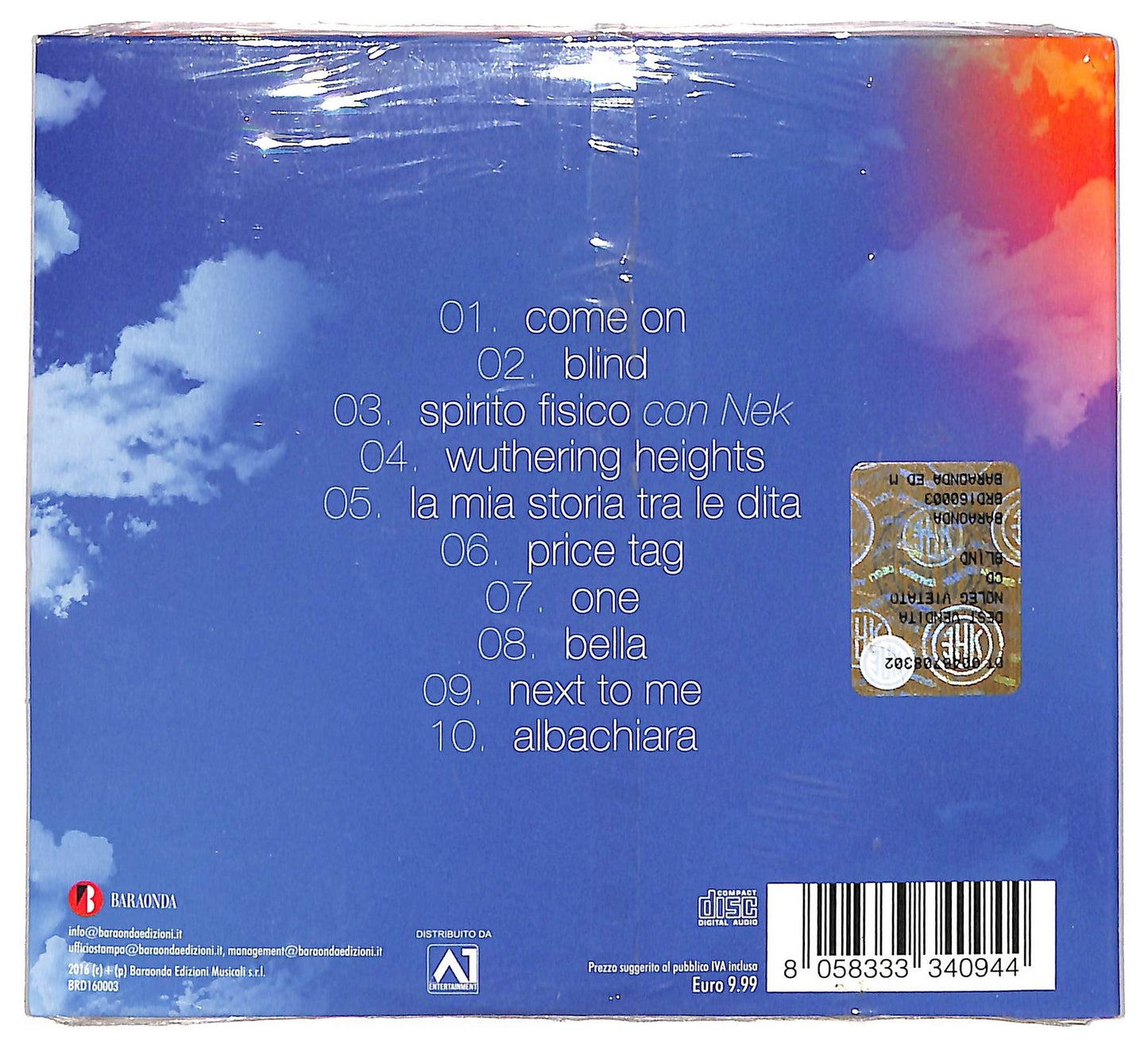 EBOND Chiara Grispo - Blind CD CD086350