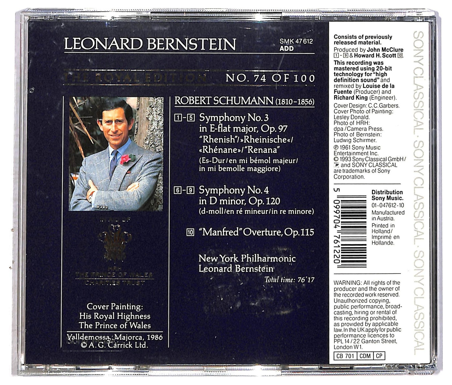 EBOND Leonard Bernstein - Symphonies Nos. 3 & 4 CD CD086434