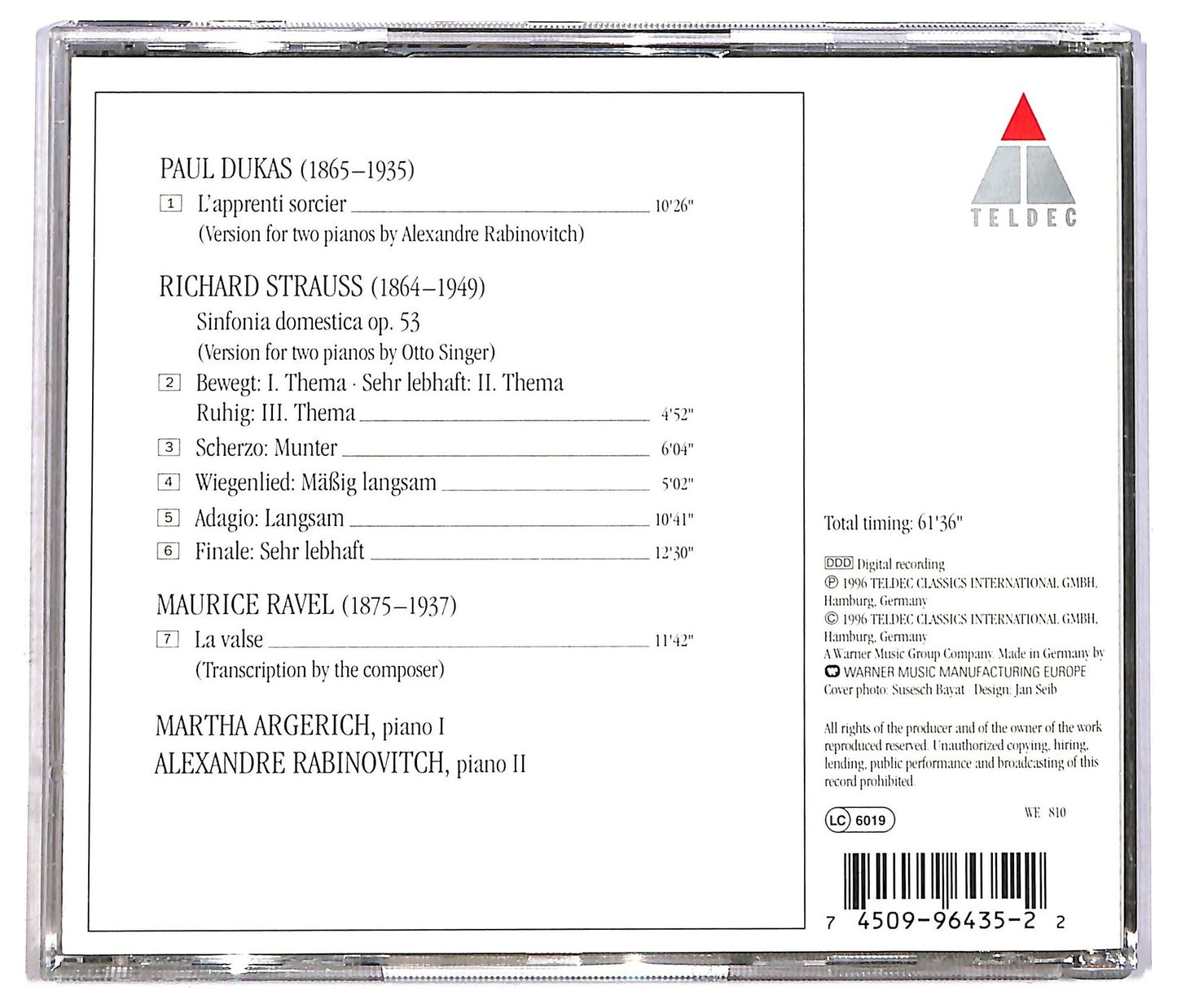 EBOND Various - Sinfonia Domestica CD CD086439