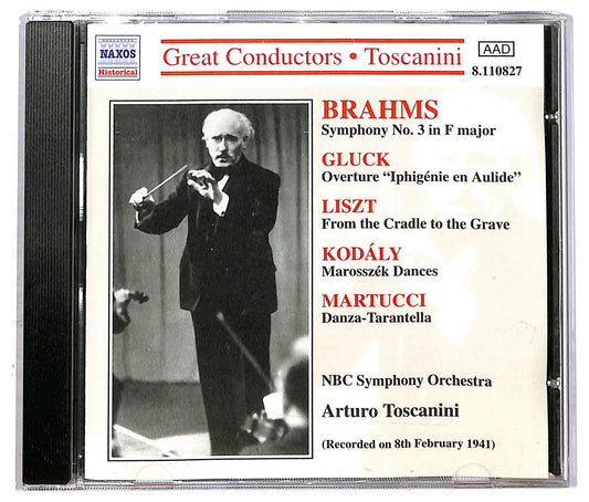 EBOND Arturo Toscanini - Brahms Gluck Liszt Kodaly Martucci CD CD086447