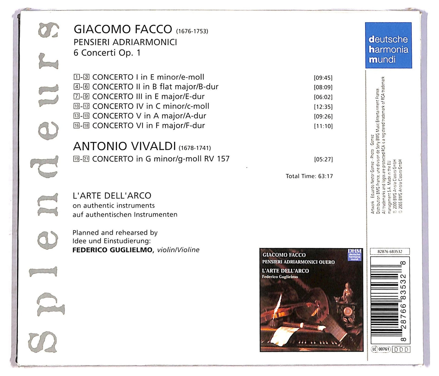 EBOND Facco - L'Arte Dell'Arco - Pensieri Adriarmonici CD CD086504