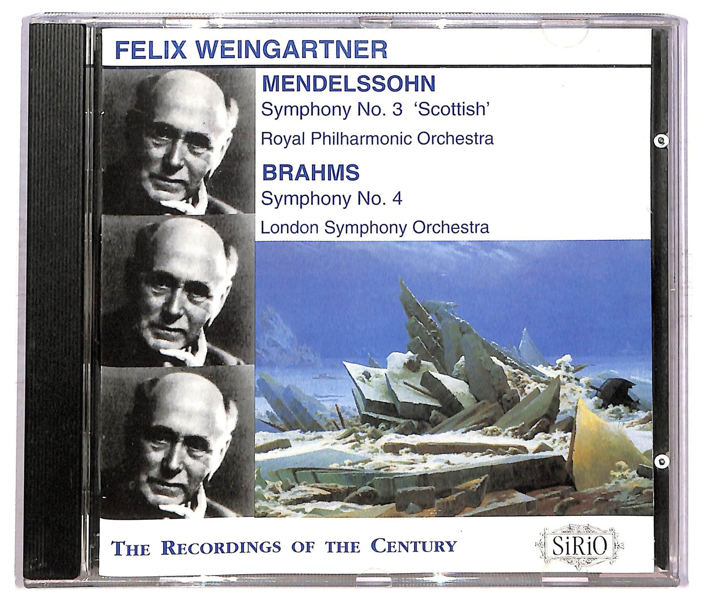 EBOND Felix Weingartner Mendelssohn Brahms - Symphony No.3 e 4 CD CD086520