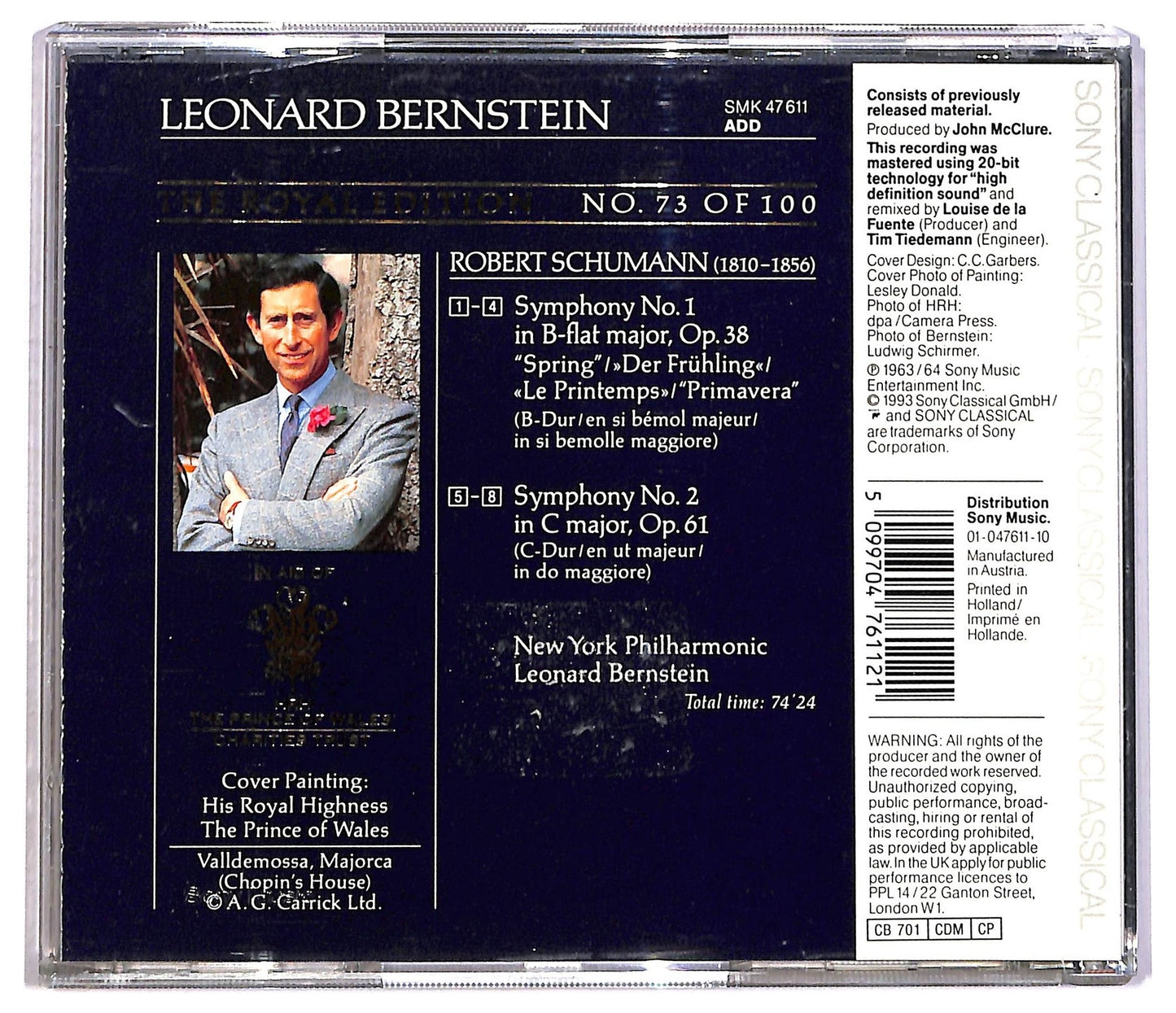 EBOND Leonard Bernstein - Symphony No. 1 Spring Symphony No. 2 CD CD086531