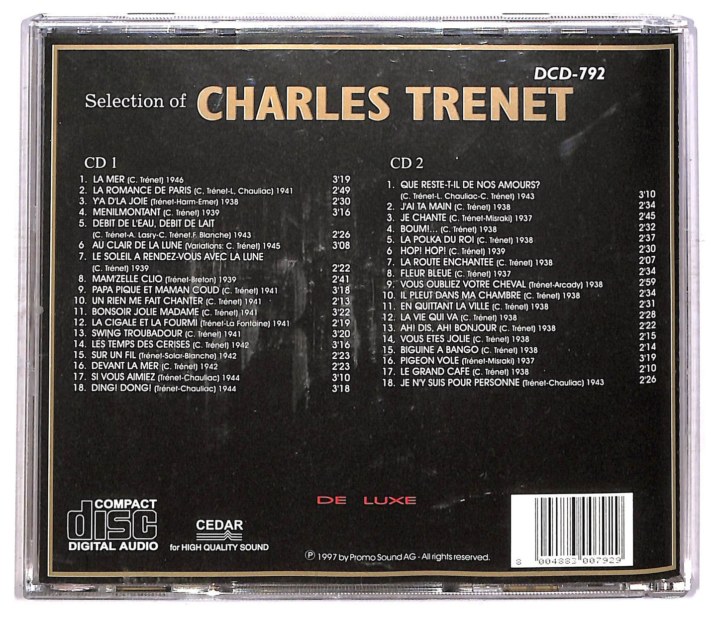 EBOND Various - Selection of Charles Trenet CD CD086540