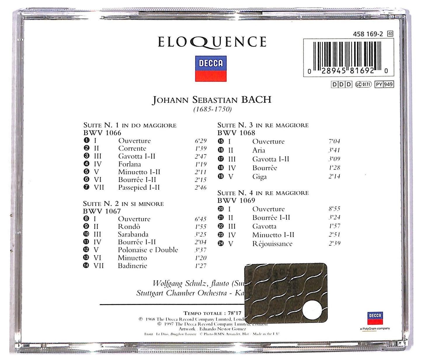 EBOND Various - 4 Suite Per Orchestra CD CD086542