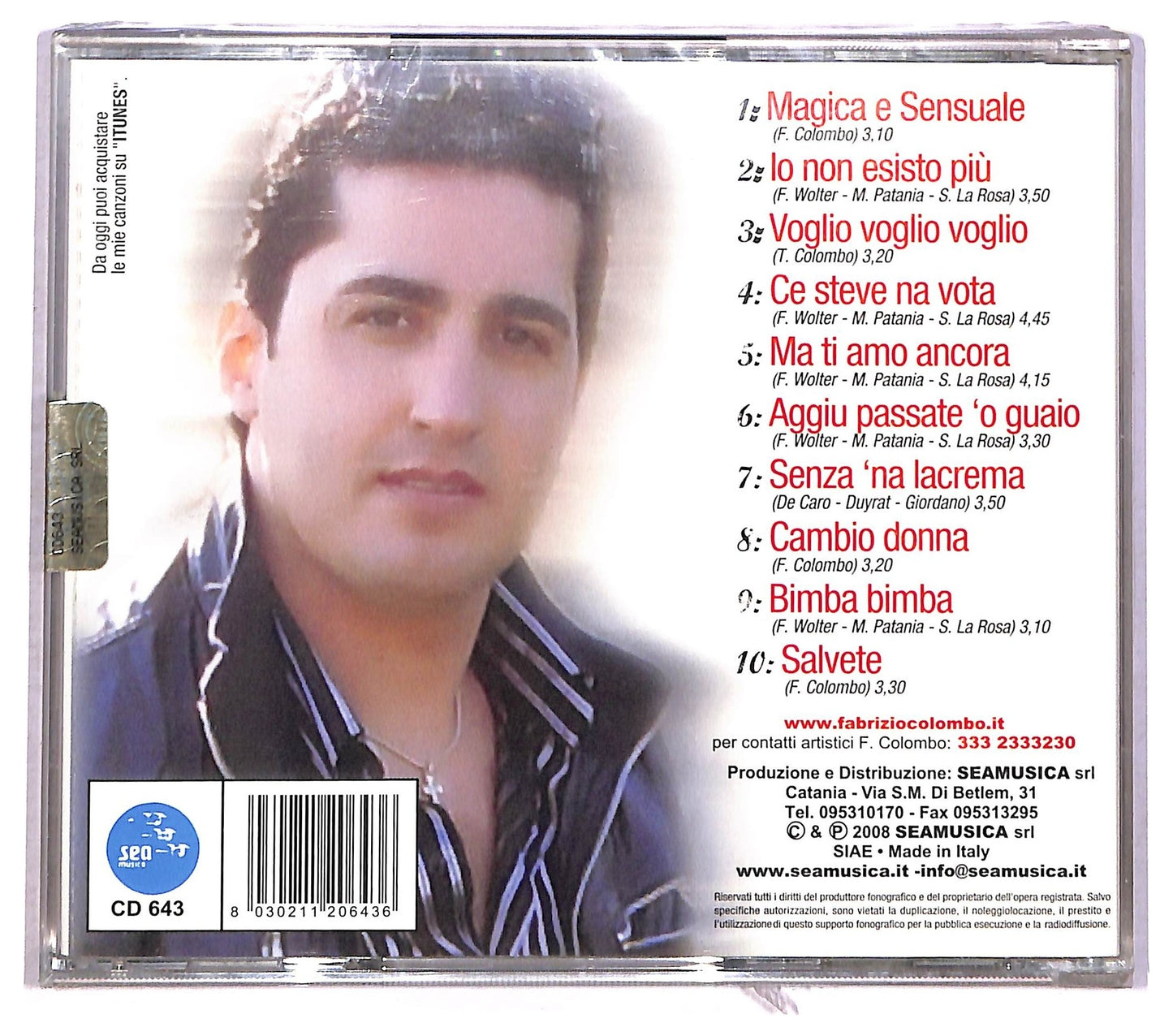 EBOND Fabrizio Colombo - Magica & Sensuale CD CD086562