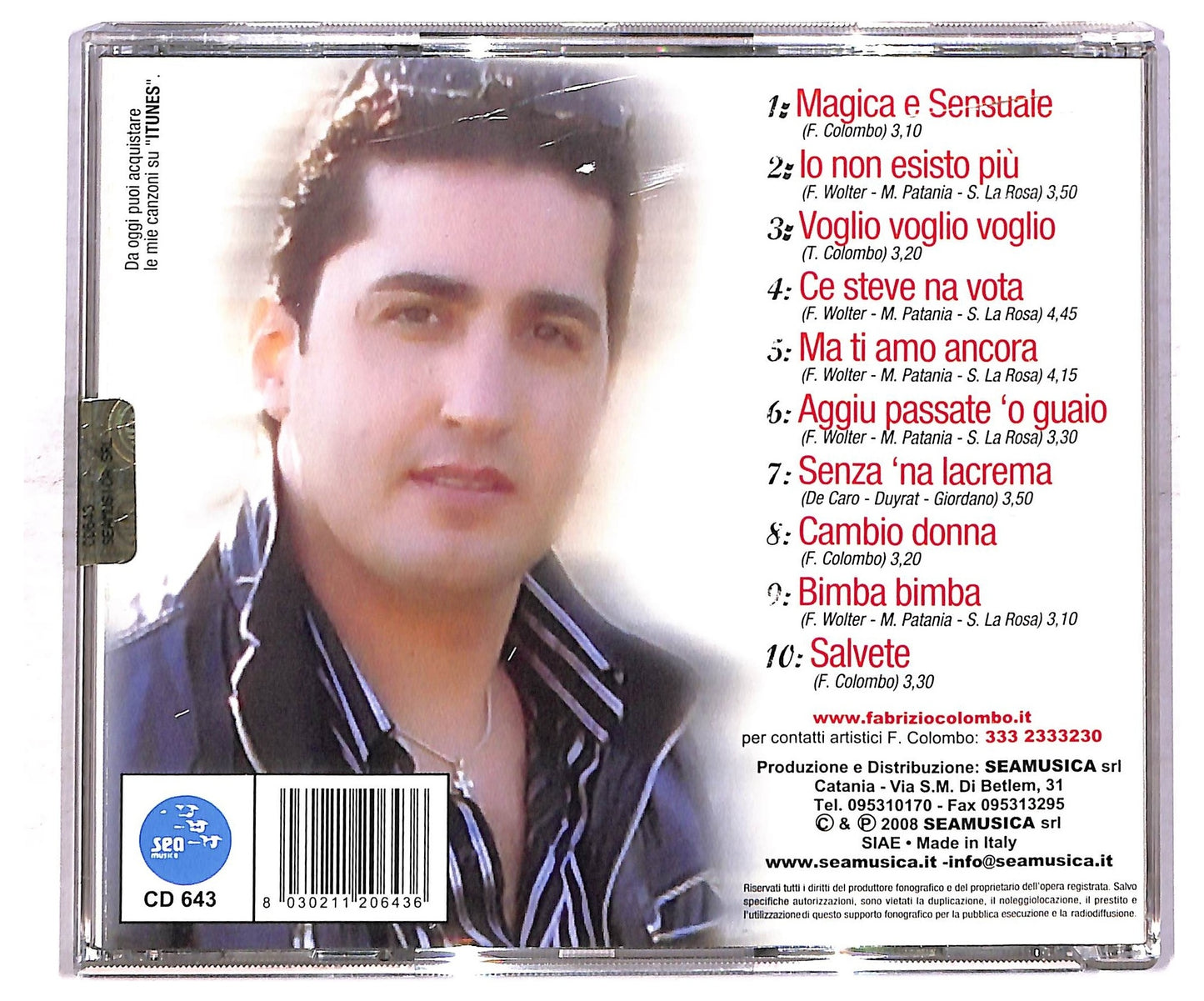EBOND Fabrizio Colombo - Magica & Sensuale CD CD086602