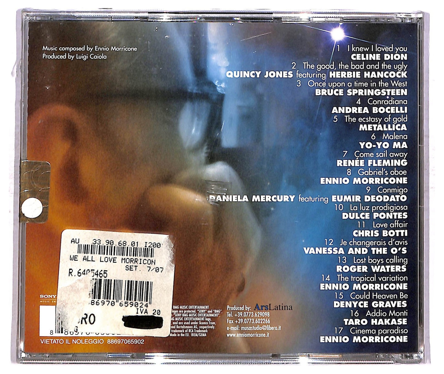 EBOND Various - We All Love Ennio Morricone CD CD086621