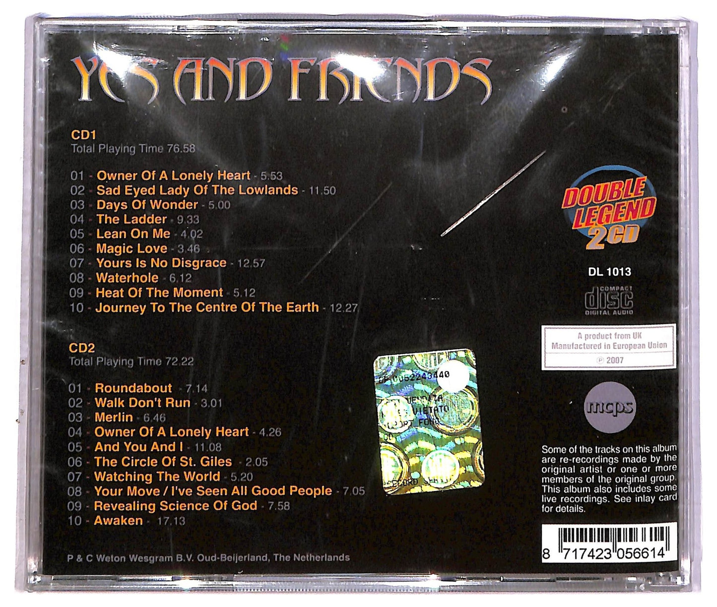 EBOND Yes And Friends - Yes And Friends CD CD086642