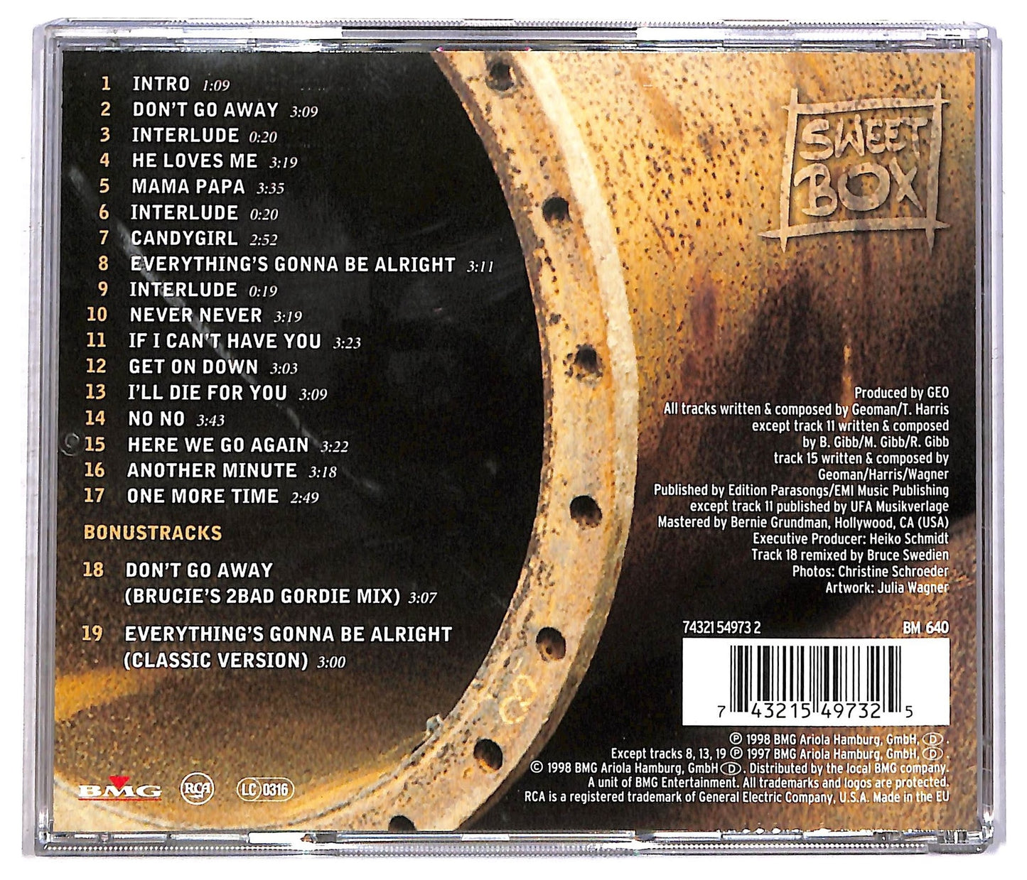 EBOND Sweetbox - Sweetbox CD CD086704