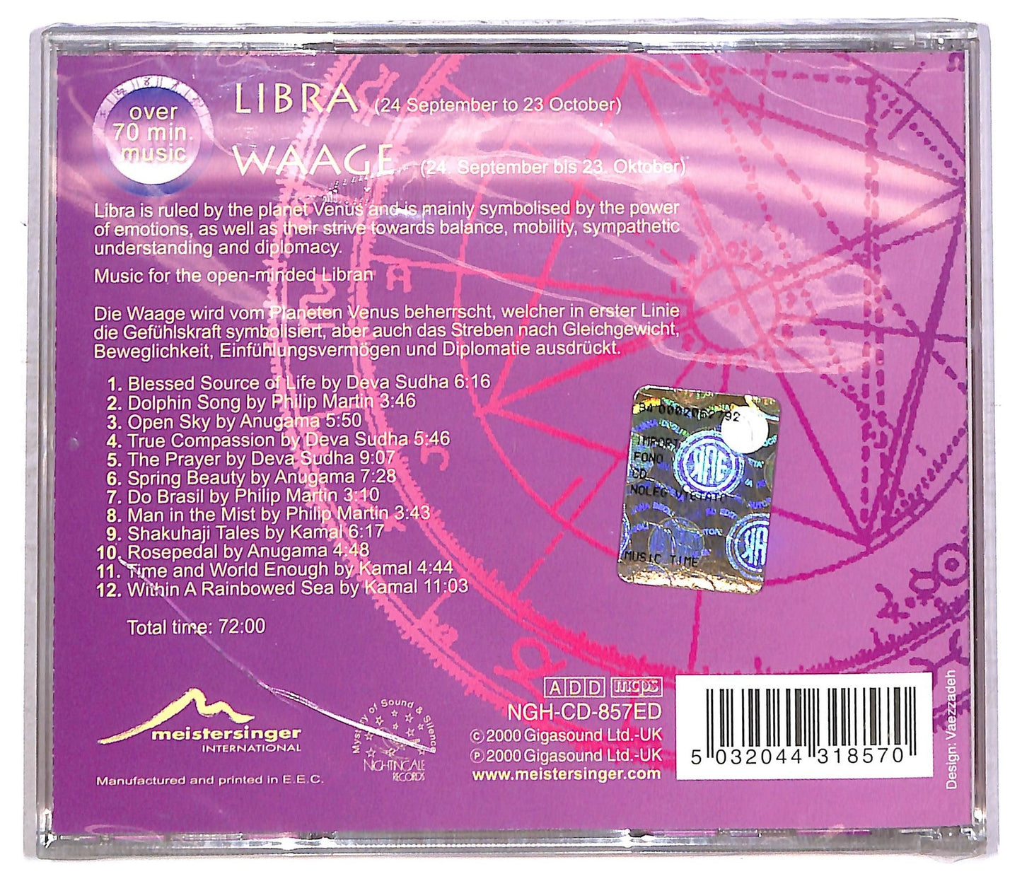 EBOND Various - Libra Waage 24 September To 23 October CD CD086811
