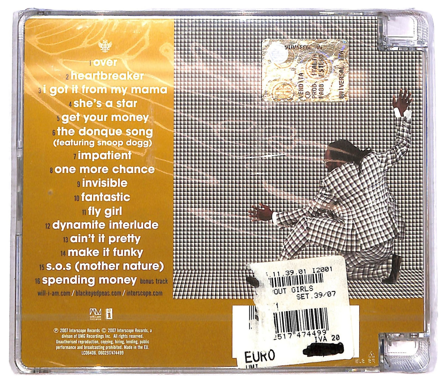 EBOND Will.I.Am - Songs About Girls CD CD086924