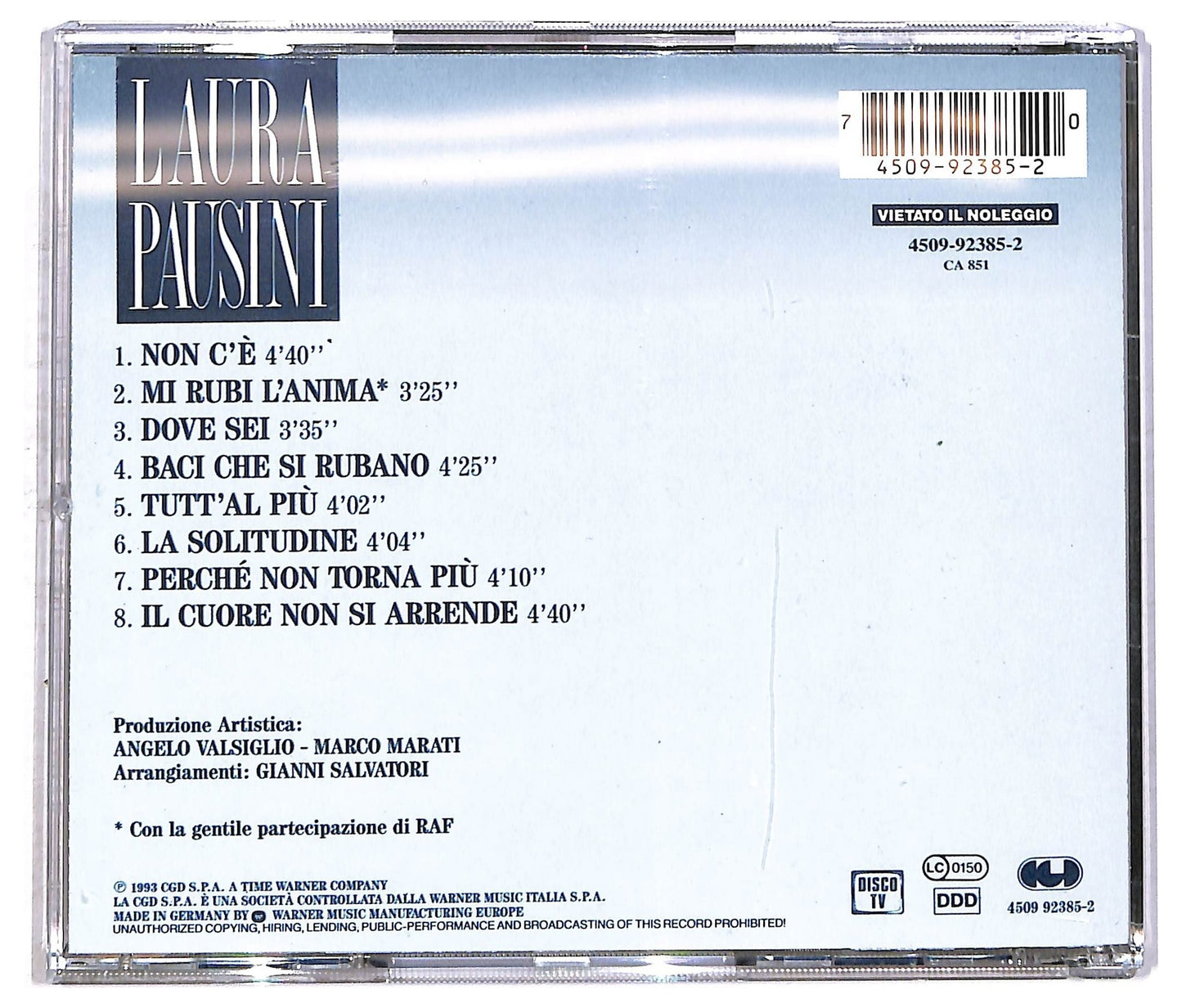 EBOND Laura Pausini - Laura Pausini CD CD086960
