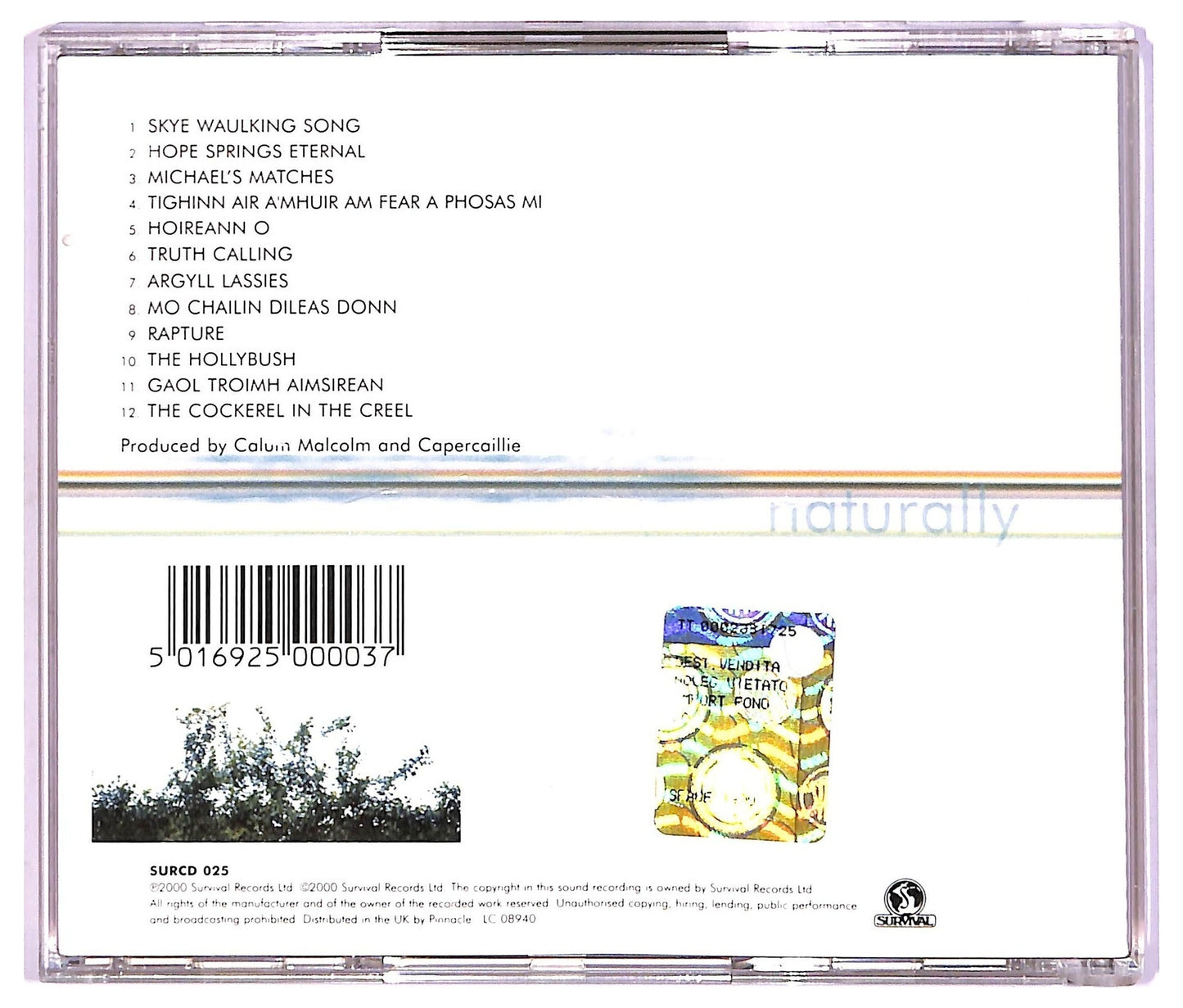 EBOND Capercaillie - Nadurra CD CD087038