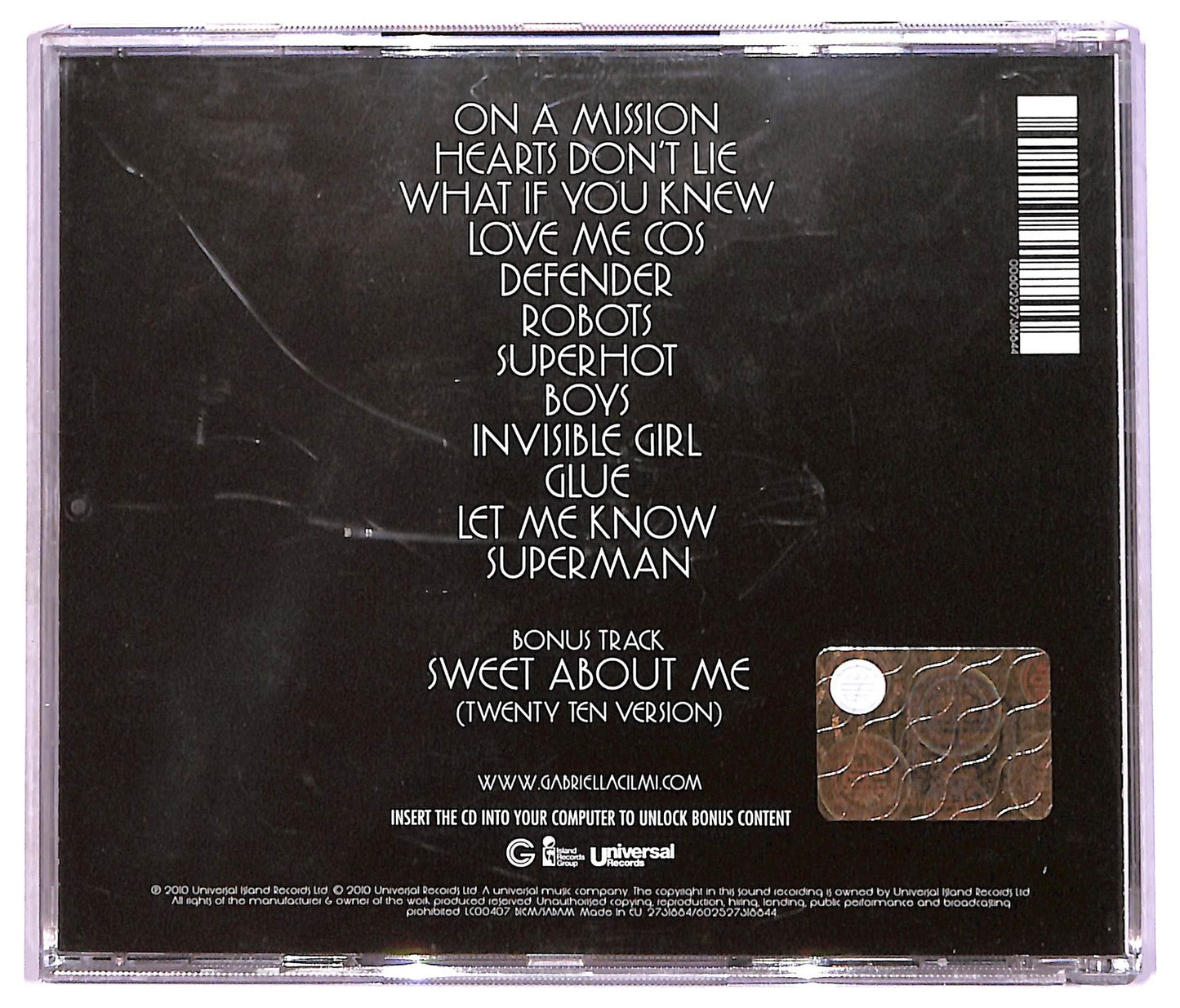 EBOND Gabriella Cilmi -Ten CD CD087065