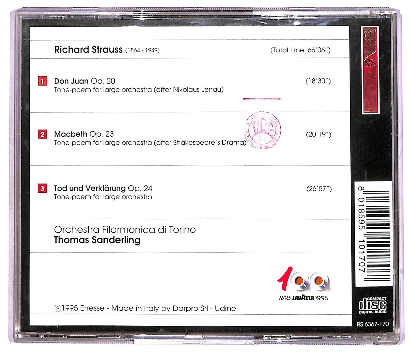 EBOND Richard Strauss - Don Juan - Machbeth - Tod Und Verklarung CD CD087144