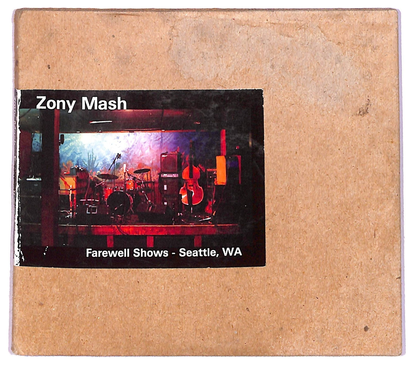 EBOND Zony Mash - Farewell Shows - Seattle, WA CD CD087207